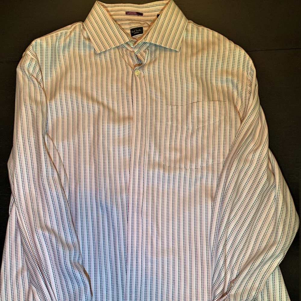 Paul Smith Luxury Spread Collar Dress Shirt